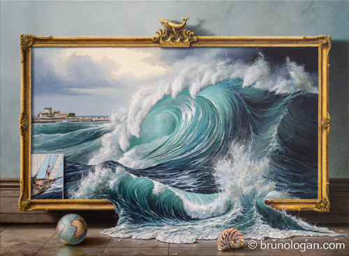 Bruno Logan - Trompe-l'oeil Painting